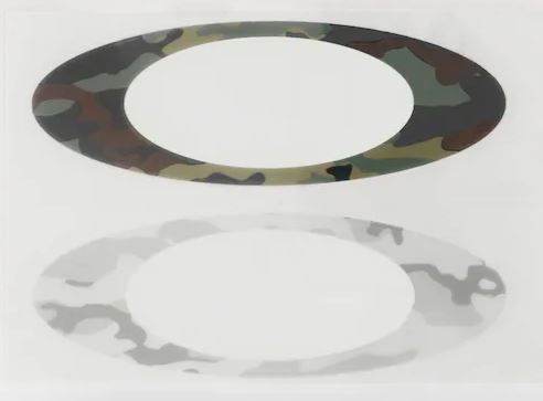 OAKLEY TDC-Aufkleber-Kit: Icon Camo small (12,6x4,4cm), 2-teilig