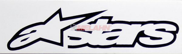 ALPINESTARS Aufkleber: Astars, 10x3cm