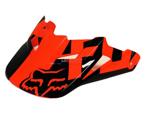 FOX Helmschirm: V1 Visor (2015) Race, orange