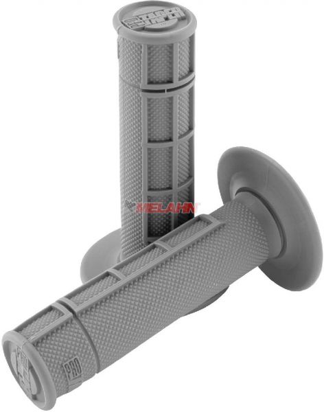 PRO TAPER Griff (Paar): Half Waffle soft, grau