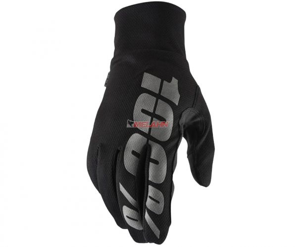 100% Handschuh: Hydromatic, schwarz