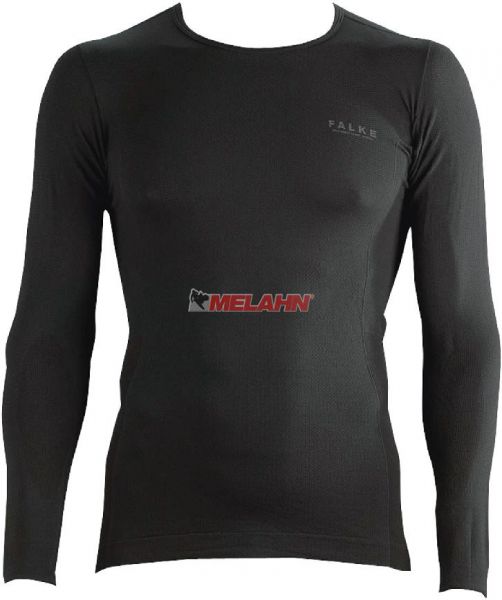 FALKE LS-Shirt: Athletic light, schwarz