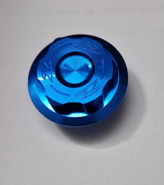 ZETA Aluminium-Steuerkopfmutter für Husqvarna/Beta RR M20x1,5, hellblau