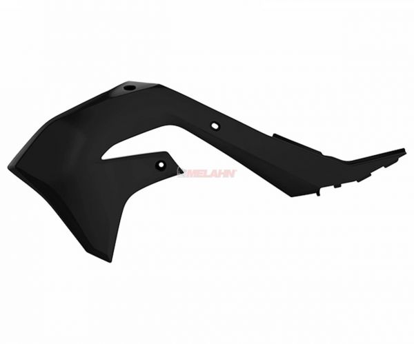 POLISPORT Spoiler (Paar) Kühlerverkleidung, KXF 450 19- , schwarz
