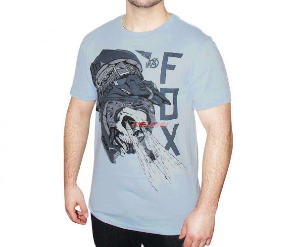 FOX Premium T-Shirt: Gatefold, blau