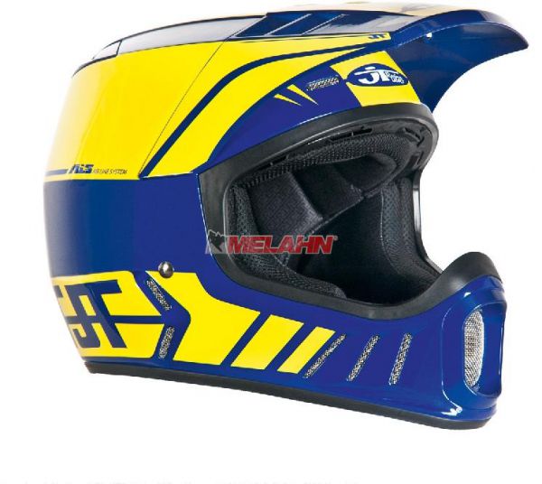 JT Helm: ALS-02, blau/gelb