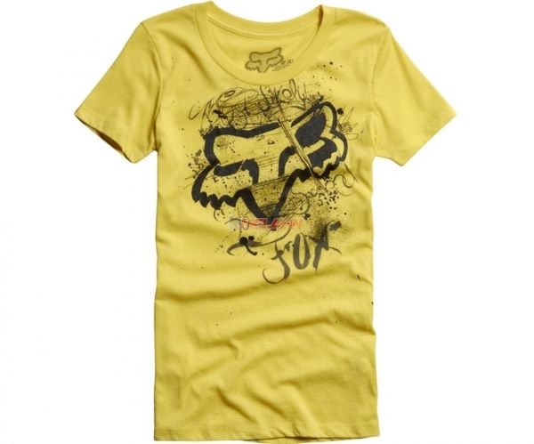 FOX Girls Tee Opulence, gelb, M