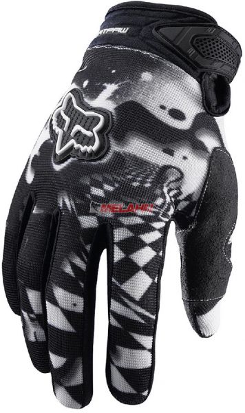 FOX Handschuh: Dirtpaw, Gr.XXL, weiß/schwarz