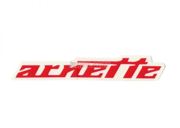 FX Aufkleber: ARNETTE rot , 12x2cm