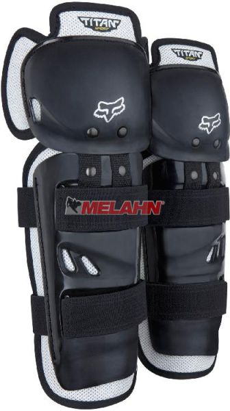 FOX Knie-/Schienbeinprotektor (Paar): Titan Sport, schwarz