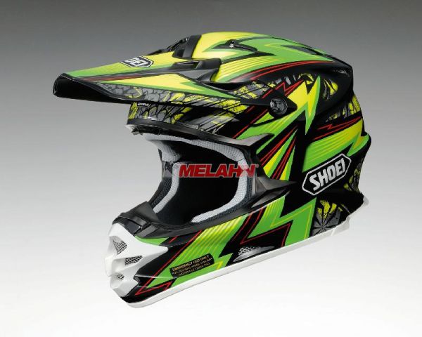 SHOEI Helm: VFX-W Maelstrom, grün
