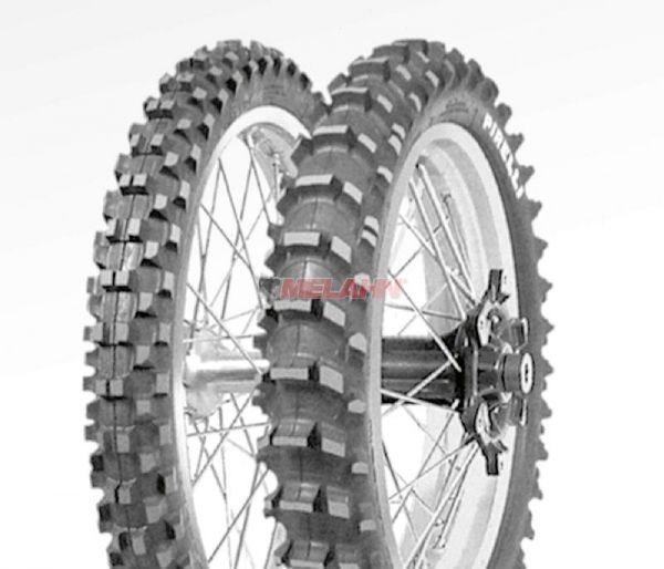 PIRELLI Reifen: Mid Soft 410, 80/100-21 51M