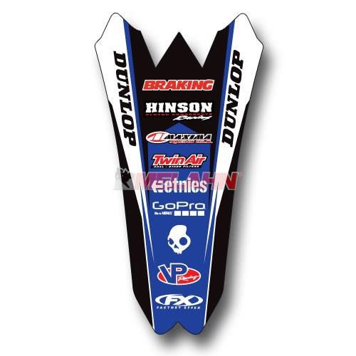FX Aufkleber Hinterradkotflügel YZF 250 10-13