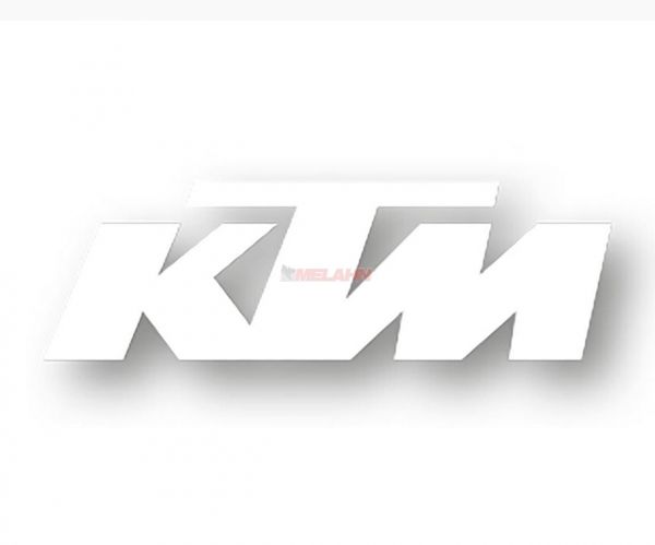 FX Aufkleber TDC: KTM 92x30cm, weiß