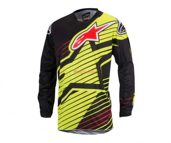 ALPINESTARS Jersey: Racer Braap, neon-gelb/schwarz