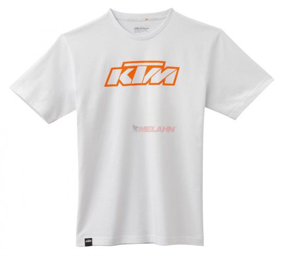 KTM T-Shirt: SX Logo, weiß