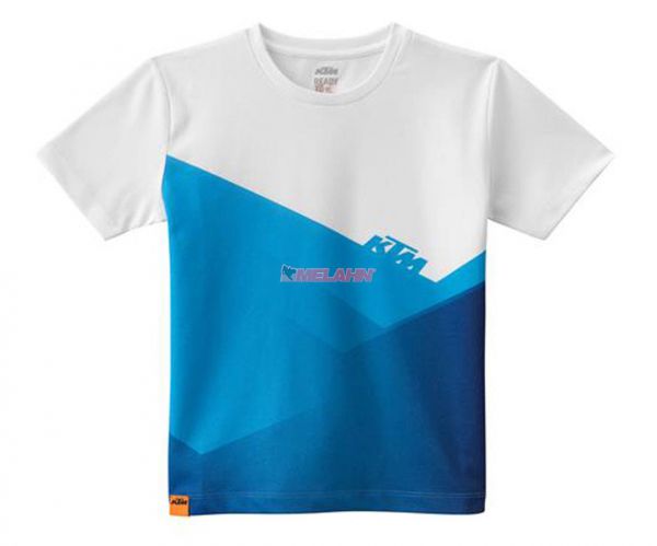 KTM Kids T-Shirt: Gravity, blau/weiß