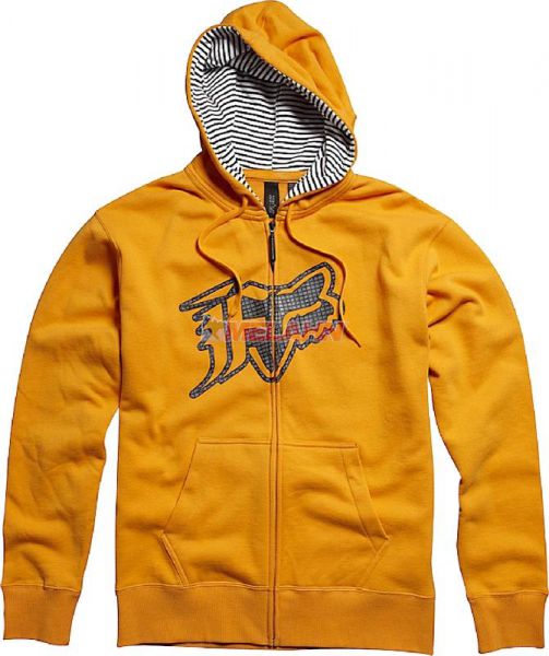 FOX Zip-Hoody: Oxford, orange