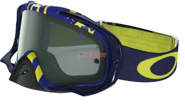 OAKLEY Brille: Crowbar Flight, blau/neon-gelb