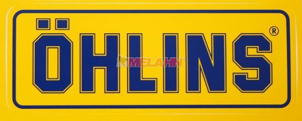 ÖHLINS Aufkleber 12,5cm, gelb
