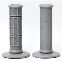 X-FUN Griff (Paar): X-FUN Griff (Paar): Half-Waffle, medium, grau